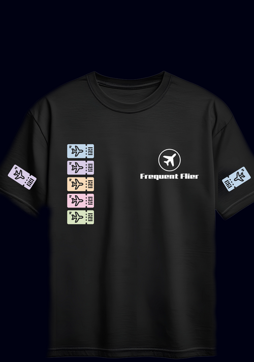 frequent flier - oversized shirt