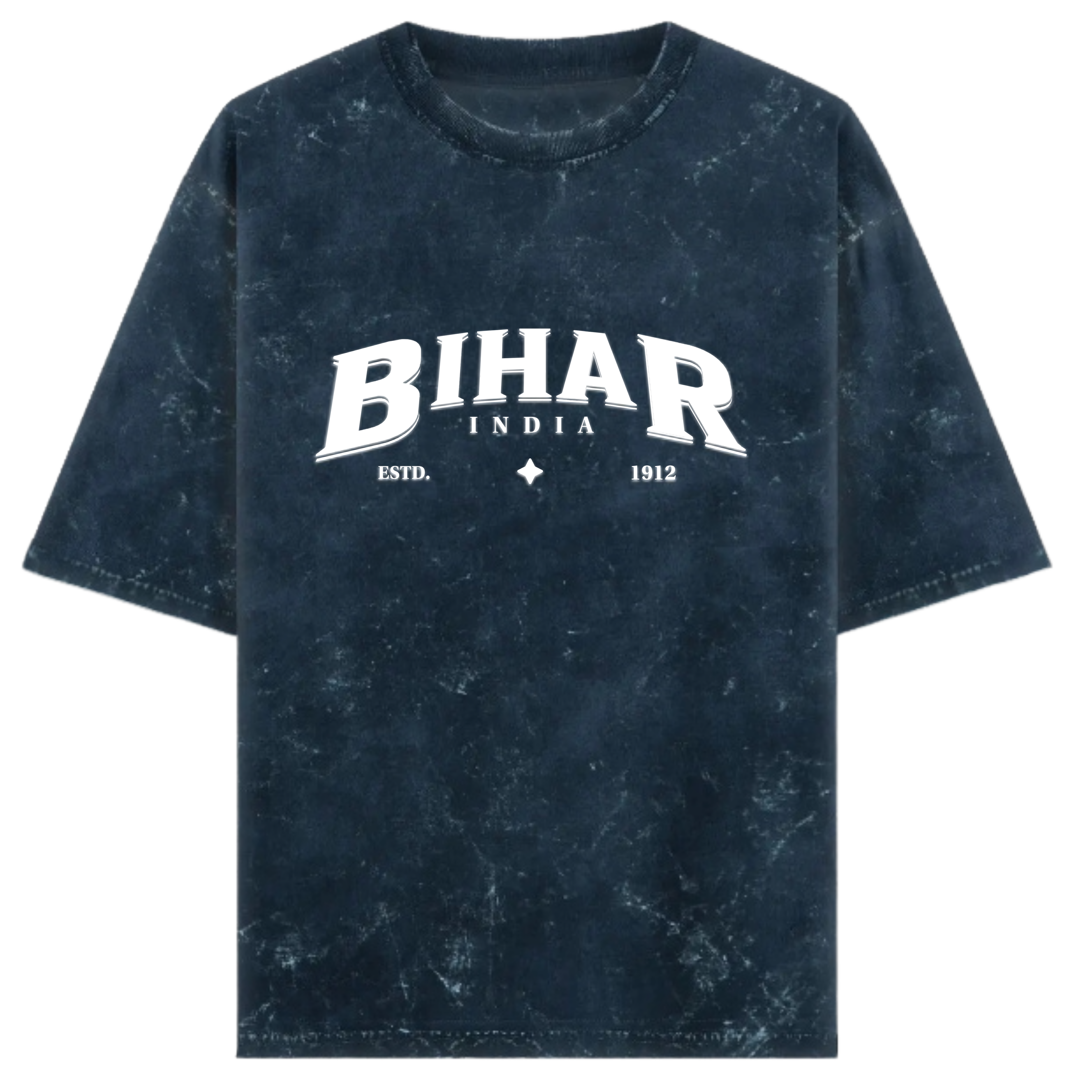 bihar - acid washed oversized tee