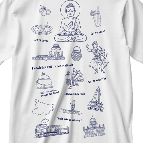 beauty of bihar - oversized shirt