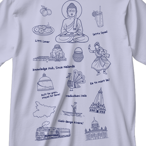 beauty of bihar - oversized shirt