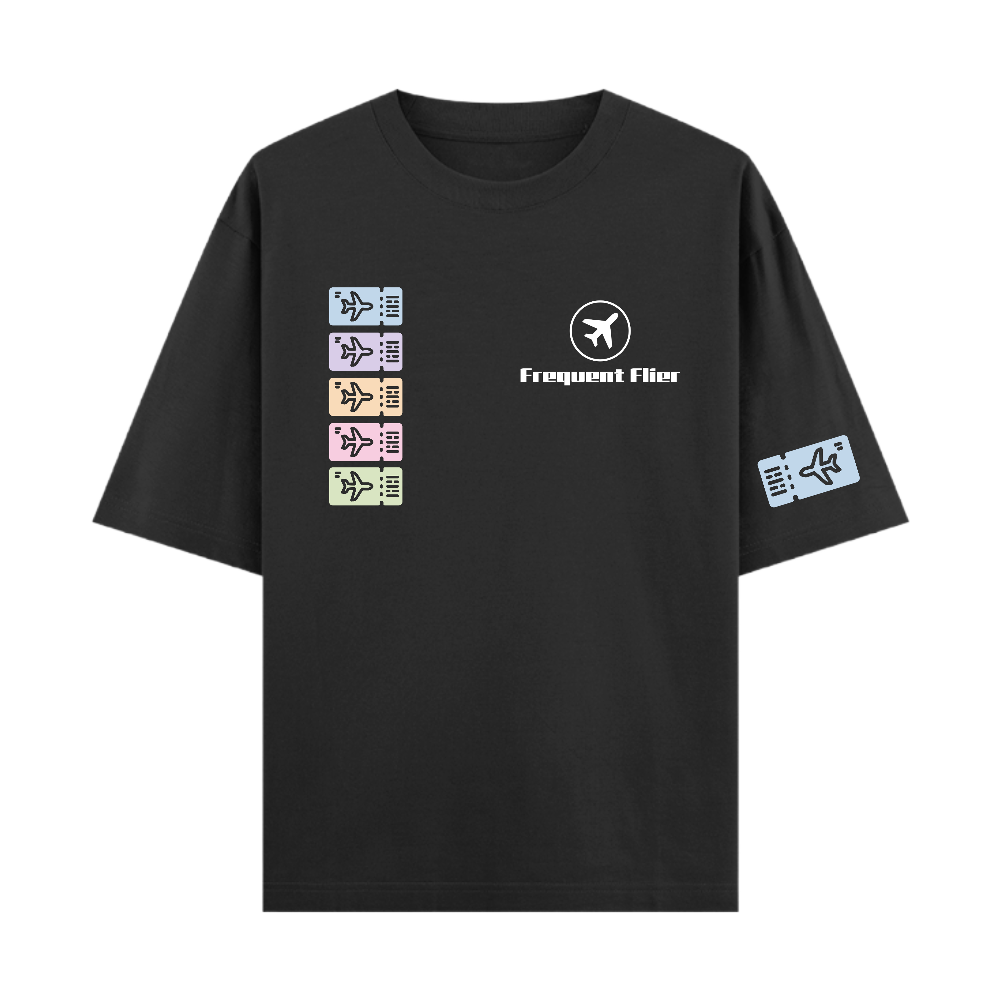 frequent flier - oversized tee