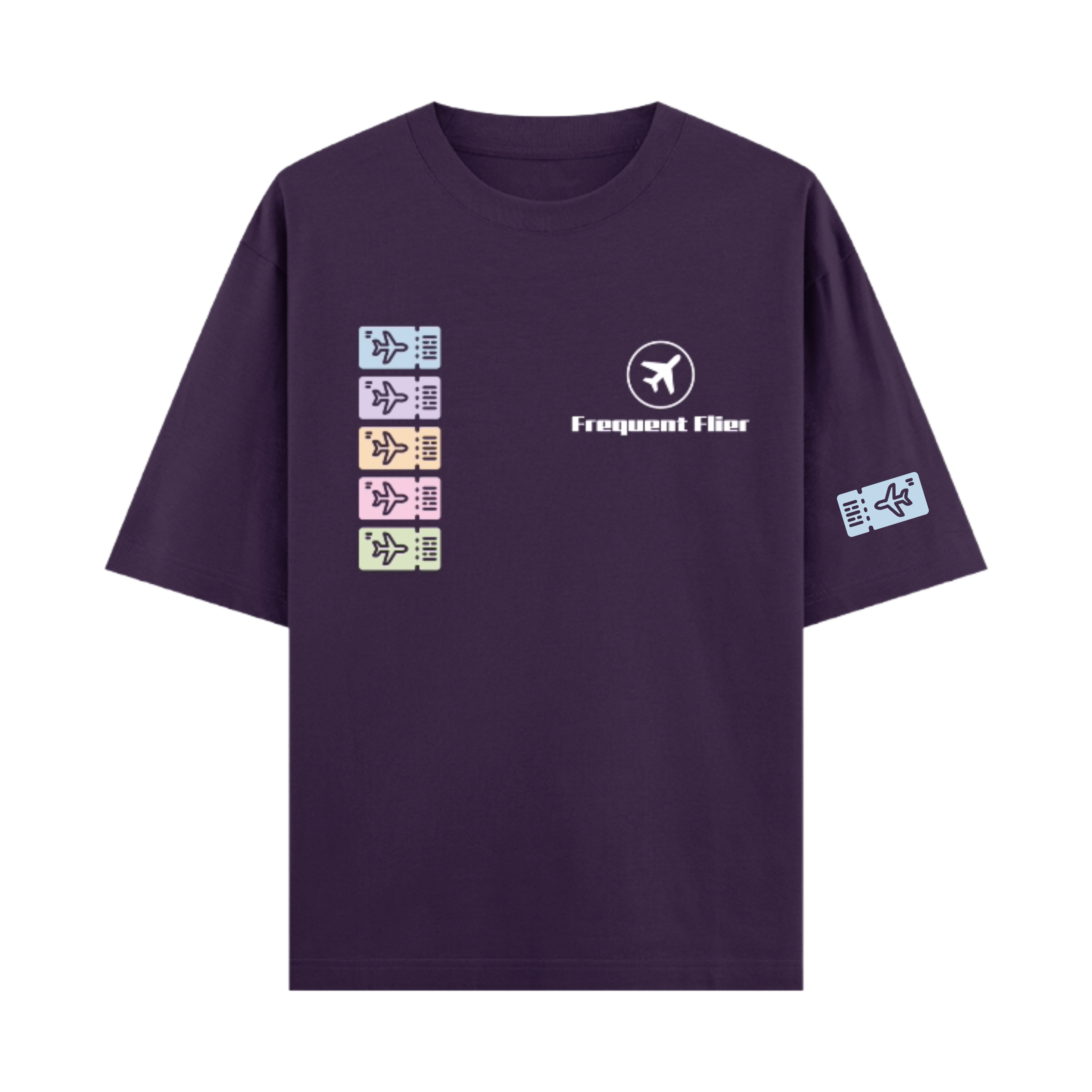 frequent flier - oversized tee