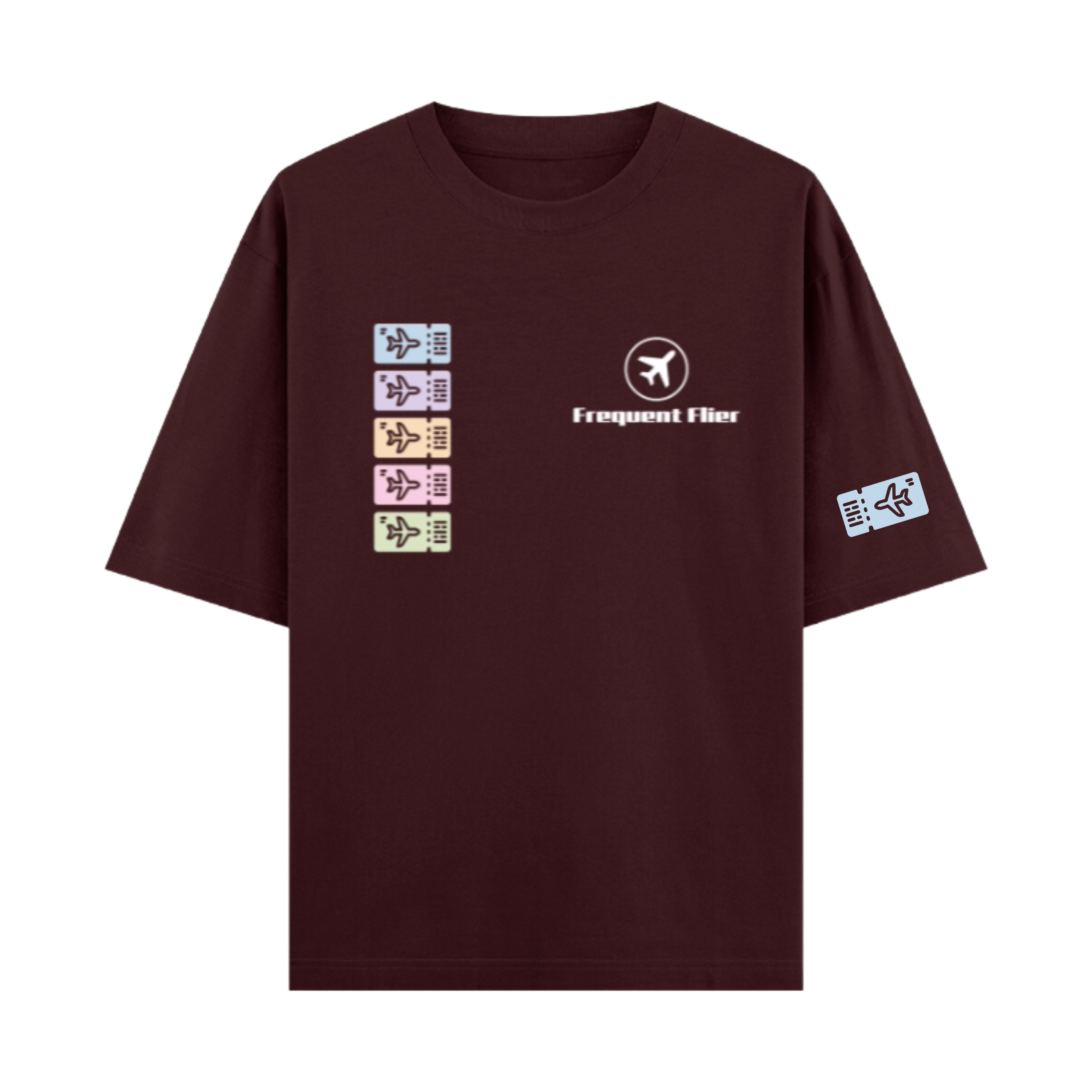 frequent flier - oversized tee