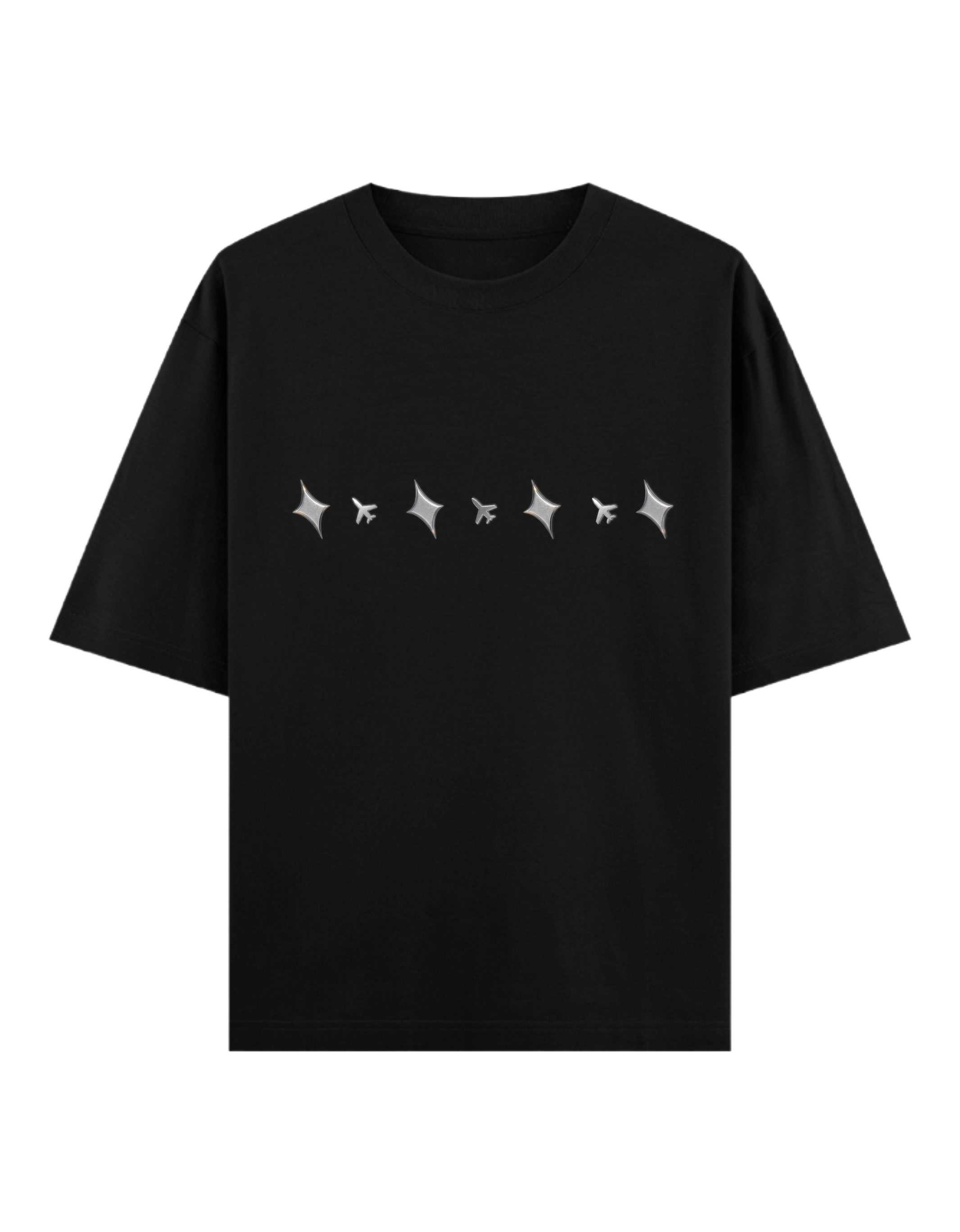 diamond plane - oversized tee